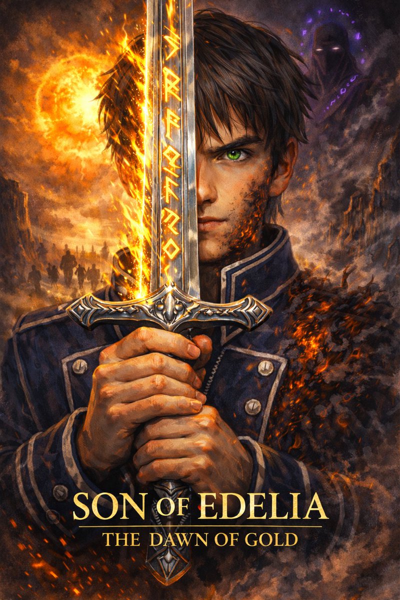 Le_Sid11's tweet image. What if the power meant to save your kingdom is the very thing that could destroy you?

A reluctant warrior. A war he wasn’t ready for, his newly awakened aura burning brighter than the sun—if it doesn’t consume him first.

#PosterPit #amwriting #fantasy

(Ai image as a concept)