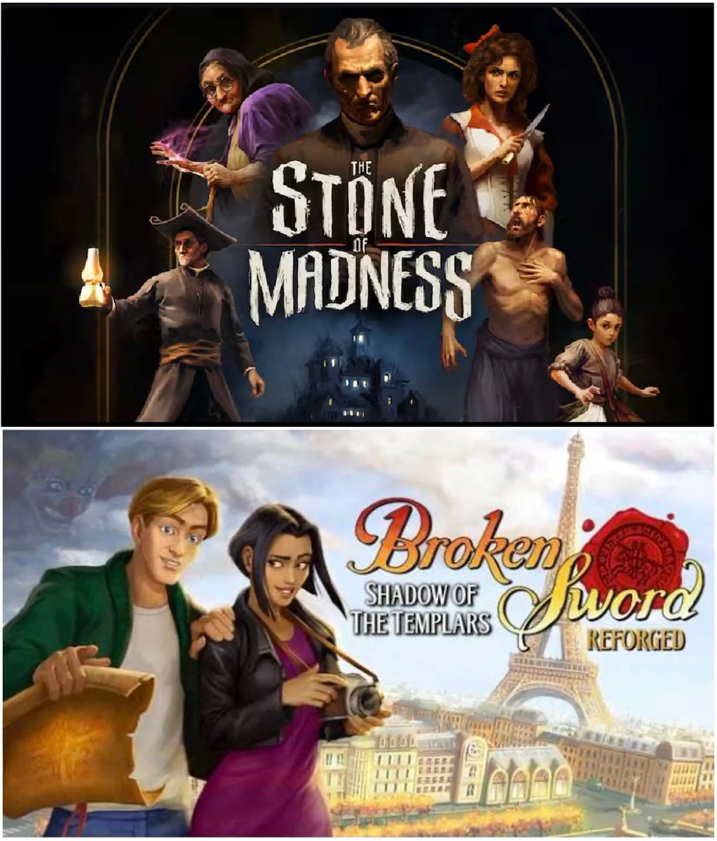 ThrilledGamers's tweet image. The game  is FREE on Epic Games (PC)

The games The Stone of Madness (PC) and Broken Sword: The Shadow of the Templars Reforged (Mobile) are FREE on Epic Games

store.epicgames.com/it/free-games

#GiochiGratis #FreeGames #TheStoneOfMadness #BrokenSword
