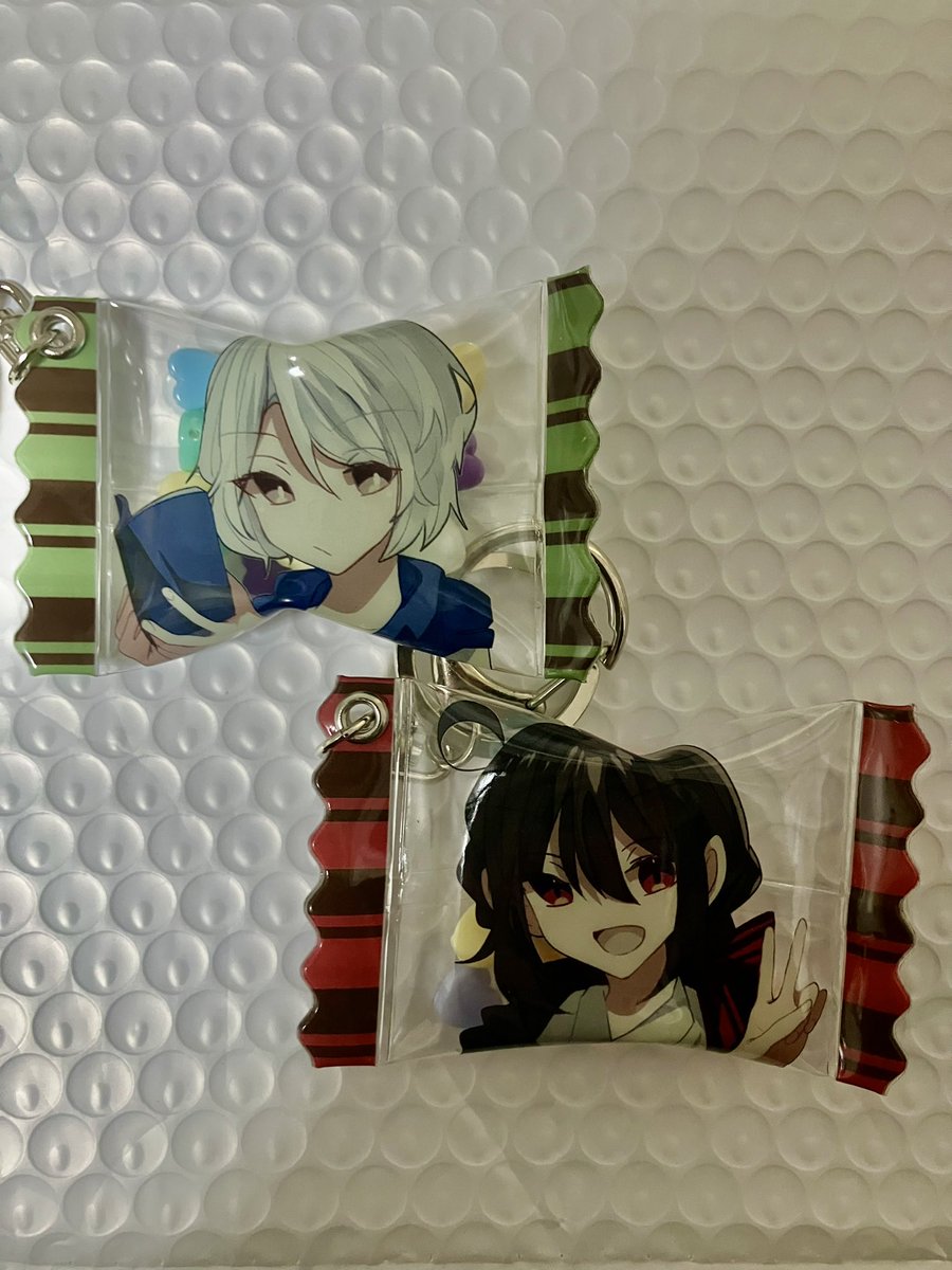 #めしませひ密のにちようび 
キャンディキーホルダーのサンプル届きました‼️🍬
