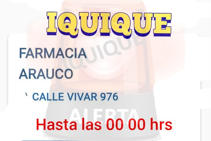 Farmacias de turno sábado 18 de abril