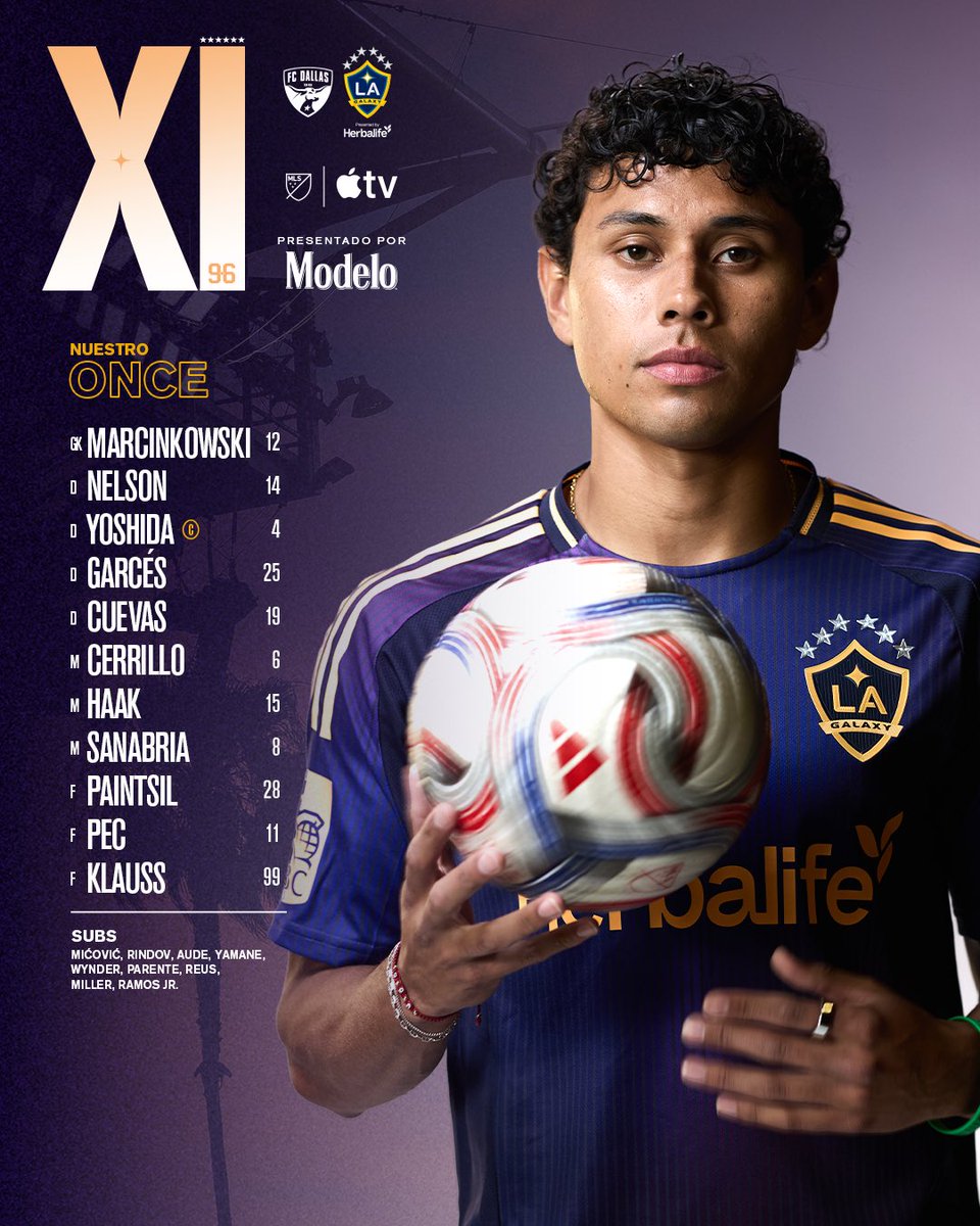 LAGalaxy_Es's tweet photo. Los XI 😤 https://t.co/FEwn3uDhoK