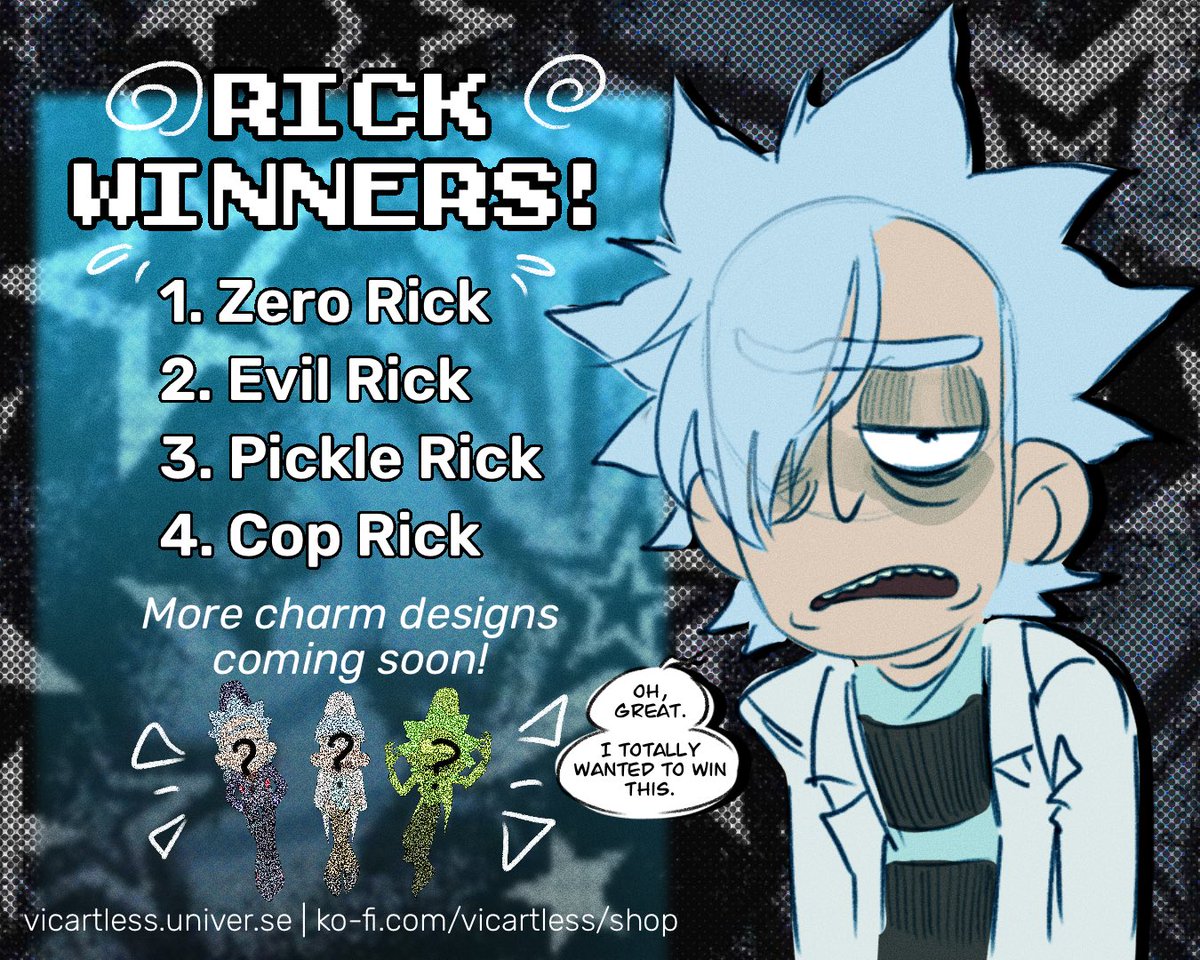 Look at all these Ricks,,,