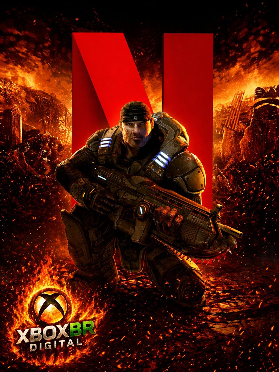 O filme live-action de Gears of War na Netflix segue em desenvolvimento ativo e com promessas de ser um grande épico de ação. O projeto conta com o roteirista de Duna, Jon Spaihts, e apoio total da desenvolvedora The Coalition. O avanço da produção ganhou força em abril de 2026.