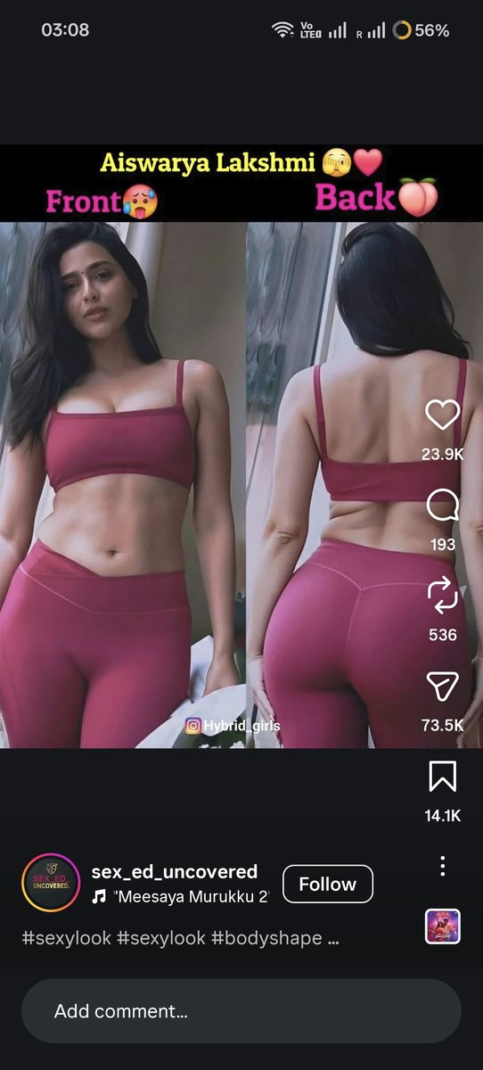 itz_gunal's tweet image. Slaying Hot in Red 🥵🔥

#AishwaryaLekshmi 😍