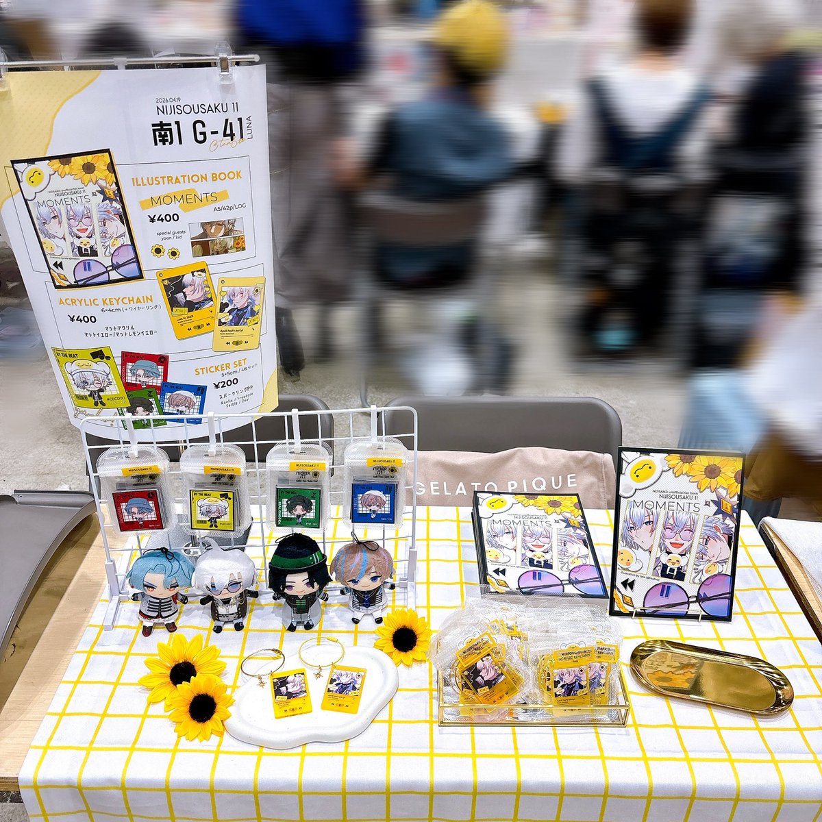 設営完了しました〜！