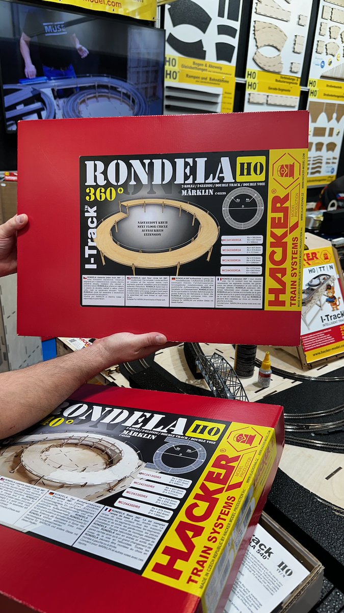 Modellbahn_Corp's tweet photo. Intermodellbau HACKER
#intermodellbau #intermodellbau2026 #鉄道模型 #Modellbahn
#鉄道模型 #Modellbahn #ヨーロッパ型 #HOゲージ #Nゲージ
#ROCO #Märklin #FLEISCHMANN #BEMO #LGB #DCCサウンド https://t.co/ght48xn9MF