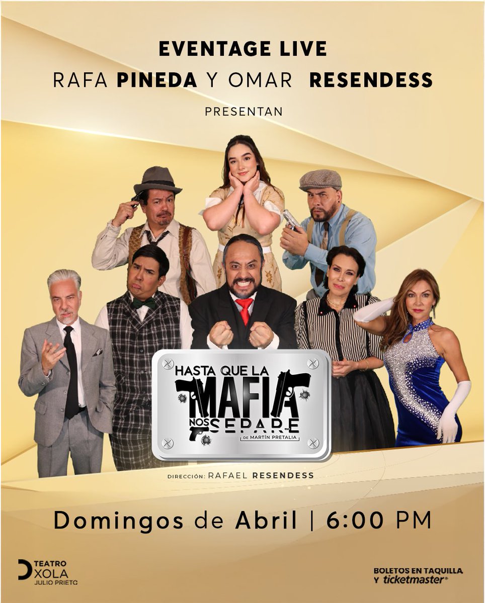 urbanpopmx's tweet photo. ⚠️ #PasesDobles

Tenemos #Cortesías para la obra: HASTA QUE LA MAFIA NOS SEPARE

📍Teatro Xola
📅 HOY DOMINGO 6:00 P.M.

Dinámica:
⭐RT y Fav  
⭐Nombre completo y 

⚠️ Sólo seguidores 

#UrbanPopMx🎙️
#LaVisiónDelEntretenimiento https://t.co/xKgh0fbQUs