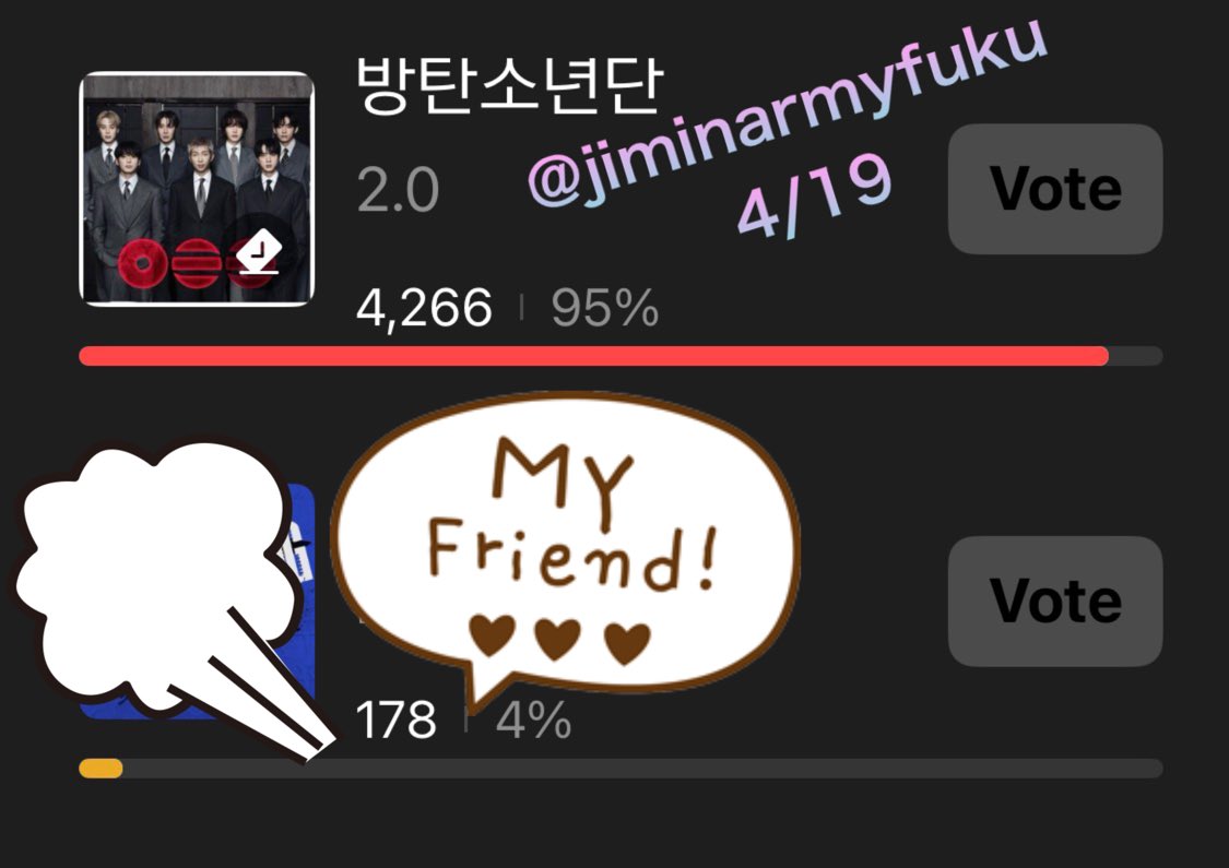 JIMINARMYFUKU's tweet image. インガLIVE投票🔥
2.0 BTSに5vote✅
ｱﾐﾌｧｲﾃｨﾝ٩( ᐛ )و

  #BTS_ARIRANG #BTS_2point0 #BTS #2point0