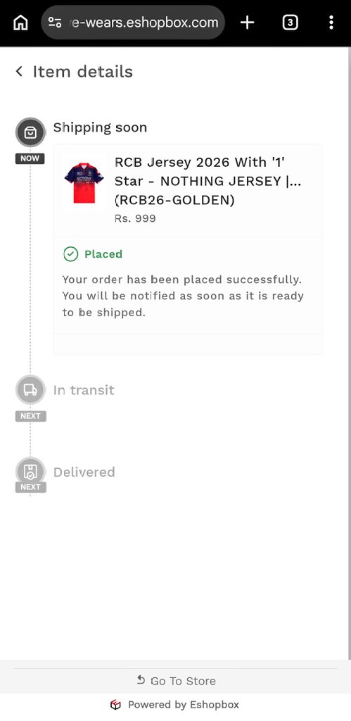 AdarshRai2000's tweet photo. Fraud Alert 🚨

Ordered RCB T-shirt on April 4 via Instagram (Tee_hub_shop). Not delivered; account now deactivated.

@Cyberdost @nch1915 @jagograhakjago @consaff
@tnpoliceoffl @Uppolice 
Please act, recover my money.

#CyberCrime #OnlineFraud #ScamAlert #teehubshop #teehub https://t.co/sZJobJNhpc