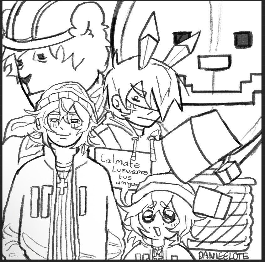 Racoonly_'s tweet image. Love the new mod…

[#qsmp2 #quackity #luzu #fanart ]