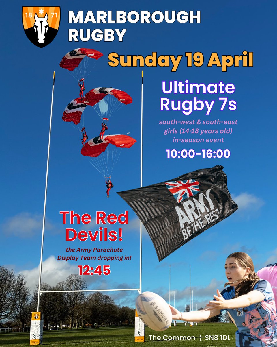 MarlboroughRFC's tweet image. Today’s the day…!

See you on The Common!

#Marlborough #rugby #community #CommonValues #supportyourlocalclub

🏉 in 🖤 💛 &amp;amp; 🩵