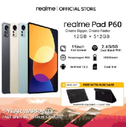 kidolikid's tweet photo. Check out Realmi Pad Tablet Pad  P60 l  Android 12.0 [12GB RAM 512GB ROM] Dual SIM 5G LTE Smart Tablet Android for RM449.00 - RM469.00. Get it on Shopee now! https://t.co/1kD641aJbE
* T&amp;C apply
* Share and resell from affiliates
* We do not own this item nor any materials shown https://t.co/EltkYjjeJM