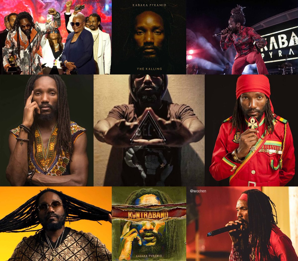 wcchen's tweet image. Kabaka Pyramid, #Jamaican singjay, rapper, songwriter, born Keron Salmon  37 years ago today on 19 Apr 1989, in #Kingston. Won Best Reggae Album for’ The Kalling’ at 65th Annual Grammy Awards, Feb 2023. #Reggae #KabakaPyramid #Jamaica #Caribbean 
en.wikipedia.org/wiki/Kabaka_Py…