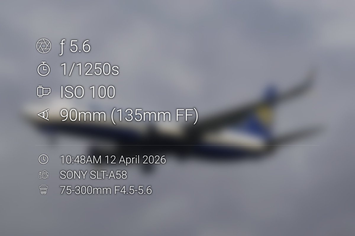 Ryansaviation09's tweet image. RyanAir's B737-8AS,G-RUKG, landing at EGAA on 12/04/2026.

#aviation #ryanair #planespotting #boeing #trending #aircraft #planes