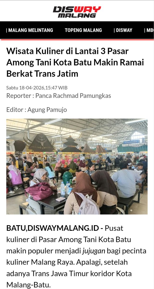 Transport for Malang tweet media