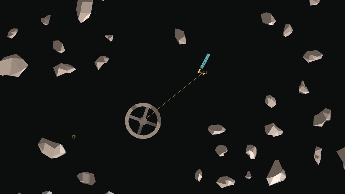 theoratkin_'s tweet photo. WIP for my #LDJam game! 🛰️

#gamedev #godotengine #LD59 https://t.co/mRMo6AWn02