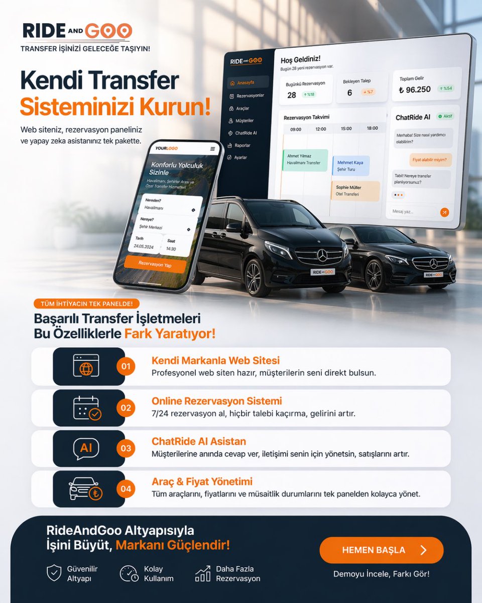 RideAndGoo's tweet photo. Kedi transfer sisteminizi kurun! https://t.co/zVkcRHh8vo