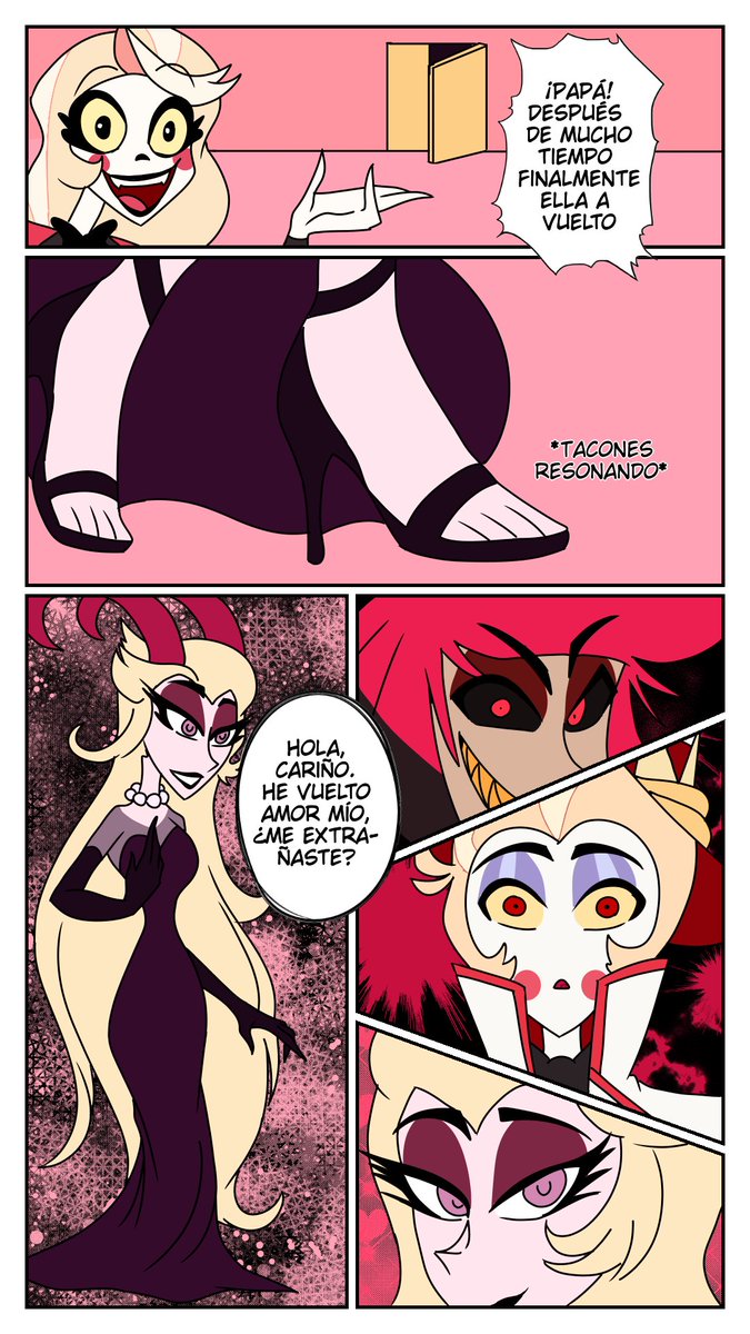 MokkochinH7's tweet image. Parte 13: Momento Incómodo 1
Alastor y Lucifer aun no arreglan sus diferencias, pero en medio de la calma la tormenta finalmente se acerca

#RadioApple #HazbinHotel #fancomic #alastorxlucifer #Alastor #lucifermorningstar #LilithMorningstar
