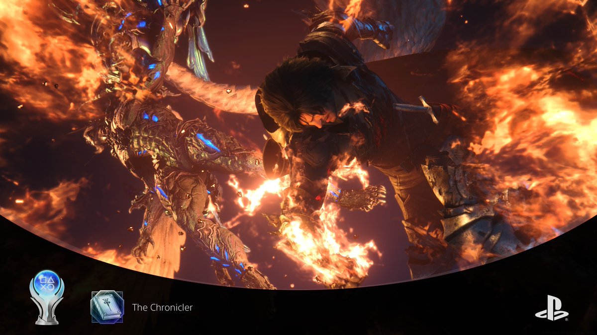 Xrel_xxii's tweet image. プラチナ#109🏆

Final Fantasy XVI
ストーリー：★★★★★
世界観：★★★★
面白さ：★★★★★
世間では過小評価されてる？けど実際遊ぶととんでもない神ゲーでした！カットシーンのグラフィック、召喚獣の迫力、音楽とストーリーで2回も泣かされました😭
#PS5 #PlayStationTrophy #トロコン