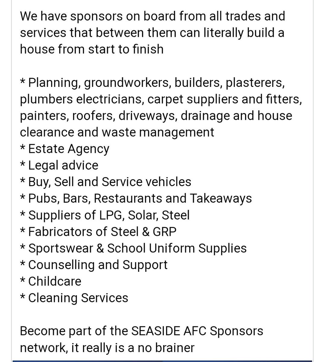 Seaside AFC tweet media