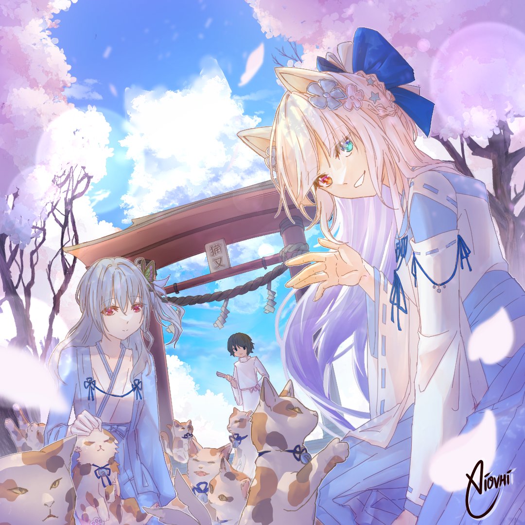pluvio_z's tweet photo. The Nekomata Shrine 
#bemmoshow #Toram https://t.co/S3l0SQmBIs