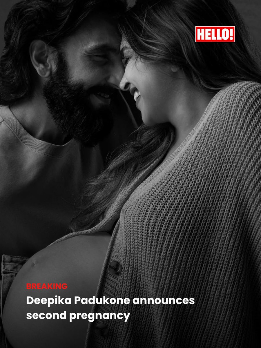 HELLOmagIndia's tweet image. #DeepikaPadukone has announced that she is expecting her second child with #RanveerSingh, revealing her #pregnancy with a photograph of a positive test—held by their daughter, Dua. The couple welcomed their first child in 2024.

#HELLOIndia #HELLOMagazine #HELLOBreakingNews