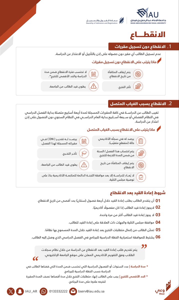 عمادة القبول والتسجيل tweet media