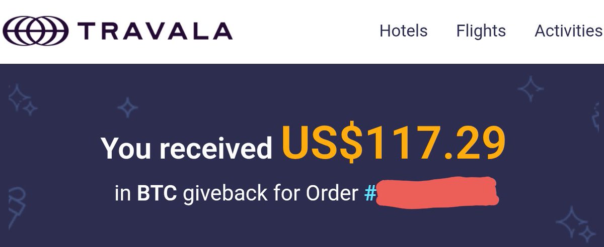 crypt_es's tweet photo. Just received my Smart member giveback of $117.29 in BTC within 24h of checking out of the hotel I booked with @travalacom. Really smooth experience and one of my favorite Smart member benefits when booking travel.

$AVA @AVAFoundation @travalacom https://t.co/92GJSvJ86s