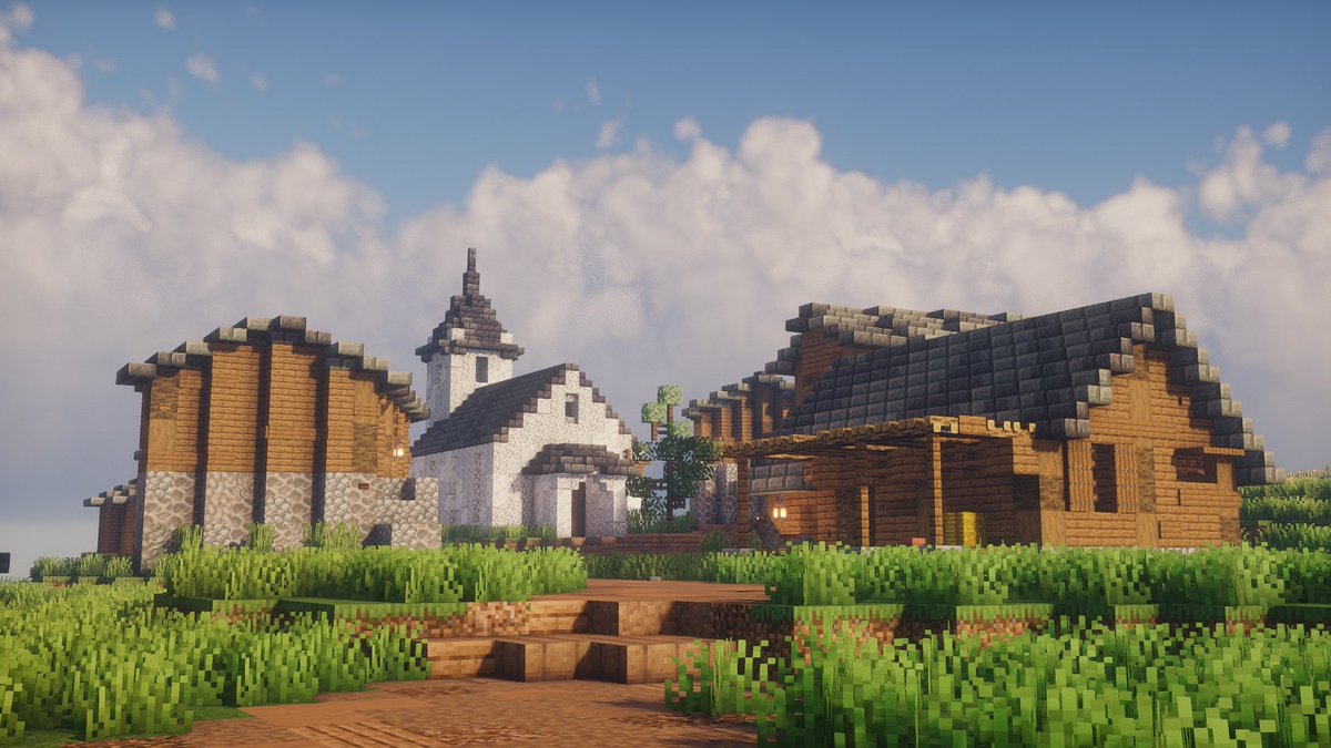 86_veda's tweet image. 旅路の景色22
『ピオーネ村』

#Minecraft #Minecraftbuilds