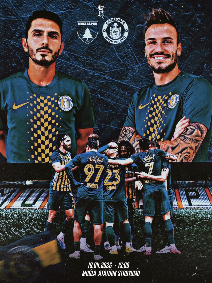 msaitkoylu's tweet photo. 🔰 MAÇ GÜNÜ 🔰
🏆 TFF 2. Lig 37. Hafta
🆚 Muğlaspor
🗓 19 Nisan Pazar
🕖 15.00
📍 Muğla Atatürk Stadyumu
📲 #HedefNet • #MĞLvŞAN https://t.co/Vtr5OdOKt5