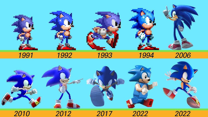 ColonelFalcon's tweet image. The Evolution of Sonic. I prefer 1992 Sonic. There’s just something about those pixels. What about you?!

#gaming #GamingCulture