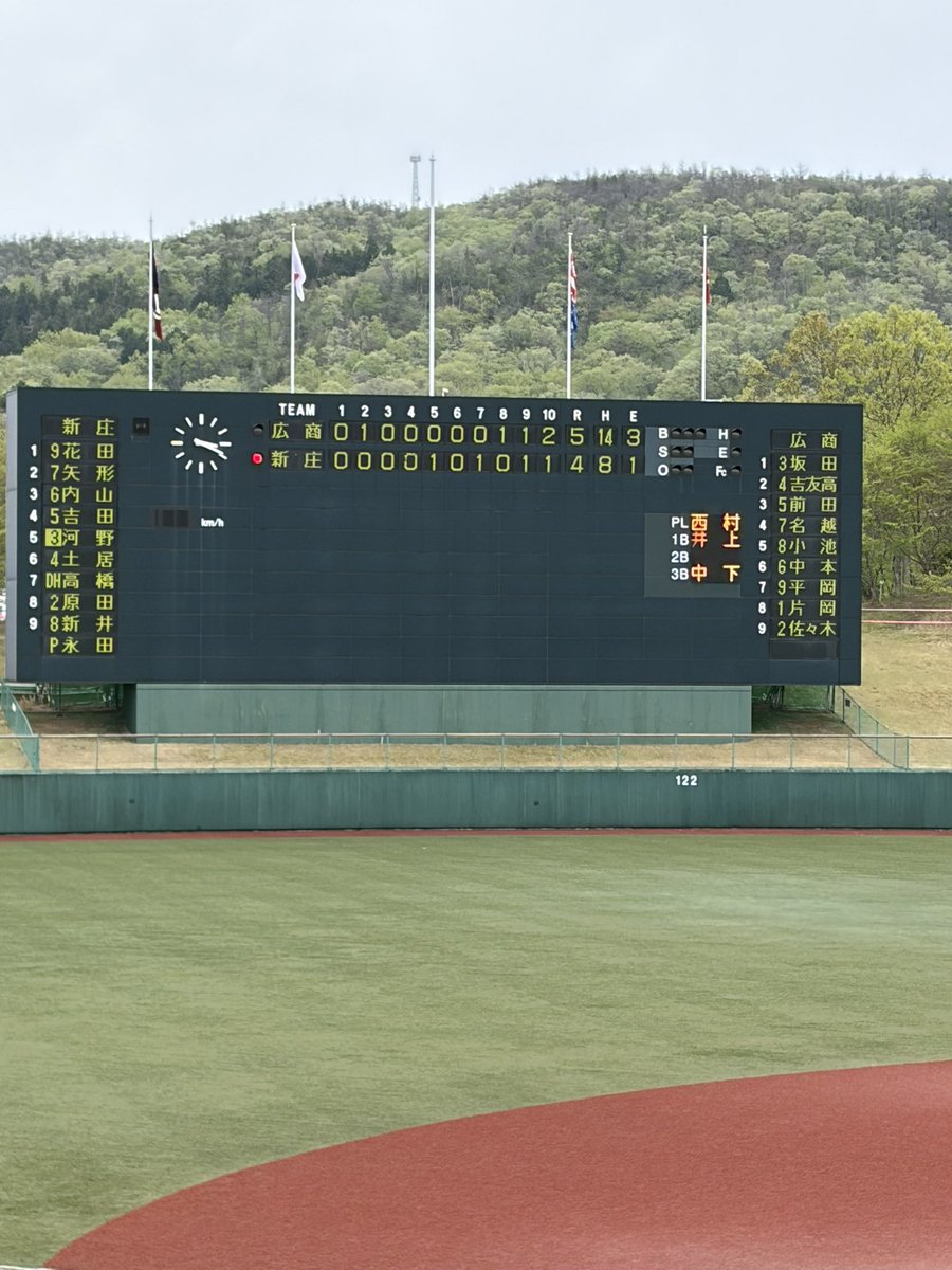 qcv70m2's tweet photo. 第二試合終了
広商の勝利 https://t.co/AOTFjclmTp