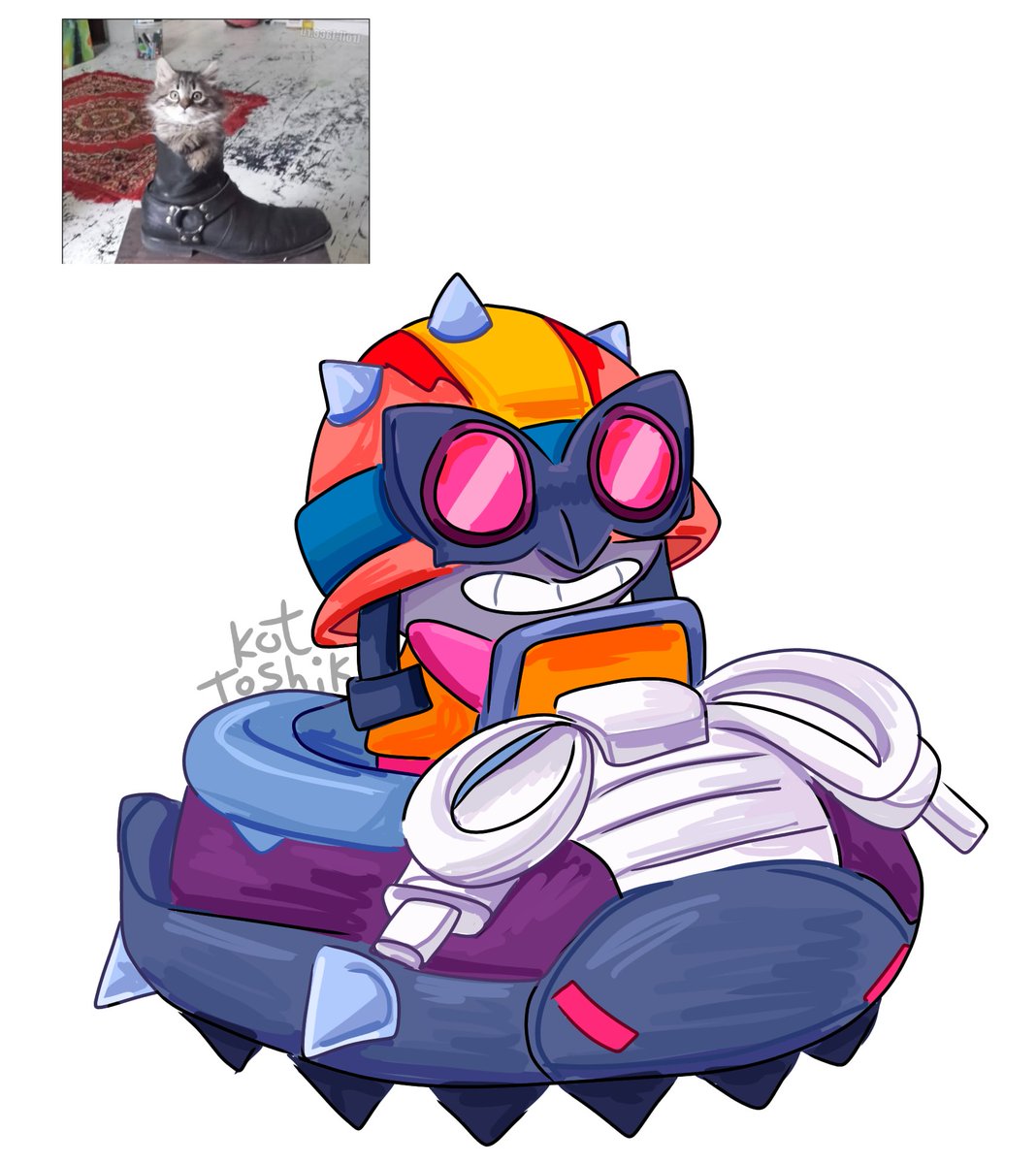 KotToshik's tweet photo. CARL 67 

#BrawlStars  #brawlstarscarl #brawltolk https://t.co/gPur9AfXPp