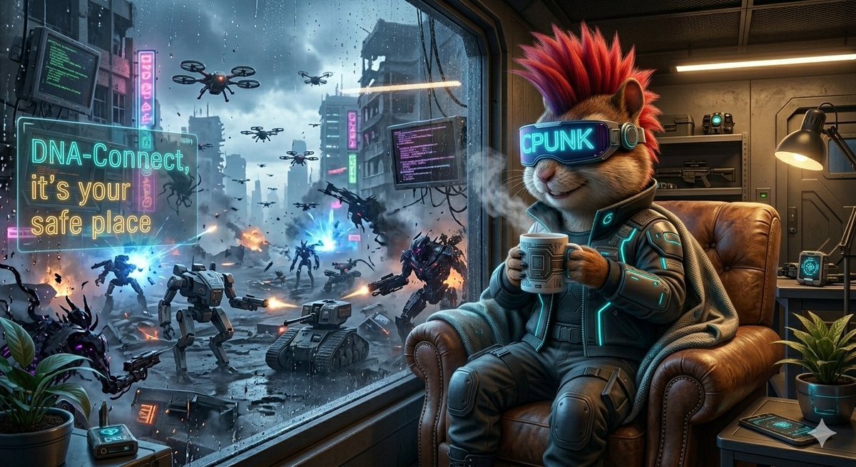 OfficialCpunk's tweet photo. DNA-Connect!
No ban, no block, no spoofing bots, no surveillance, no censorship.
IT'S YOUR ONLY SAFE PLACE from malicious eyes!

https://t.co/vdxl7LKJZs

#Privacy #SecureChat https://t.co/pwiqr5AvWq