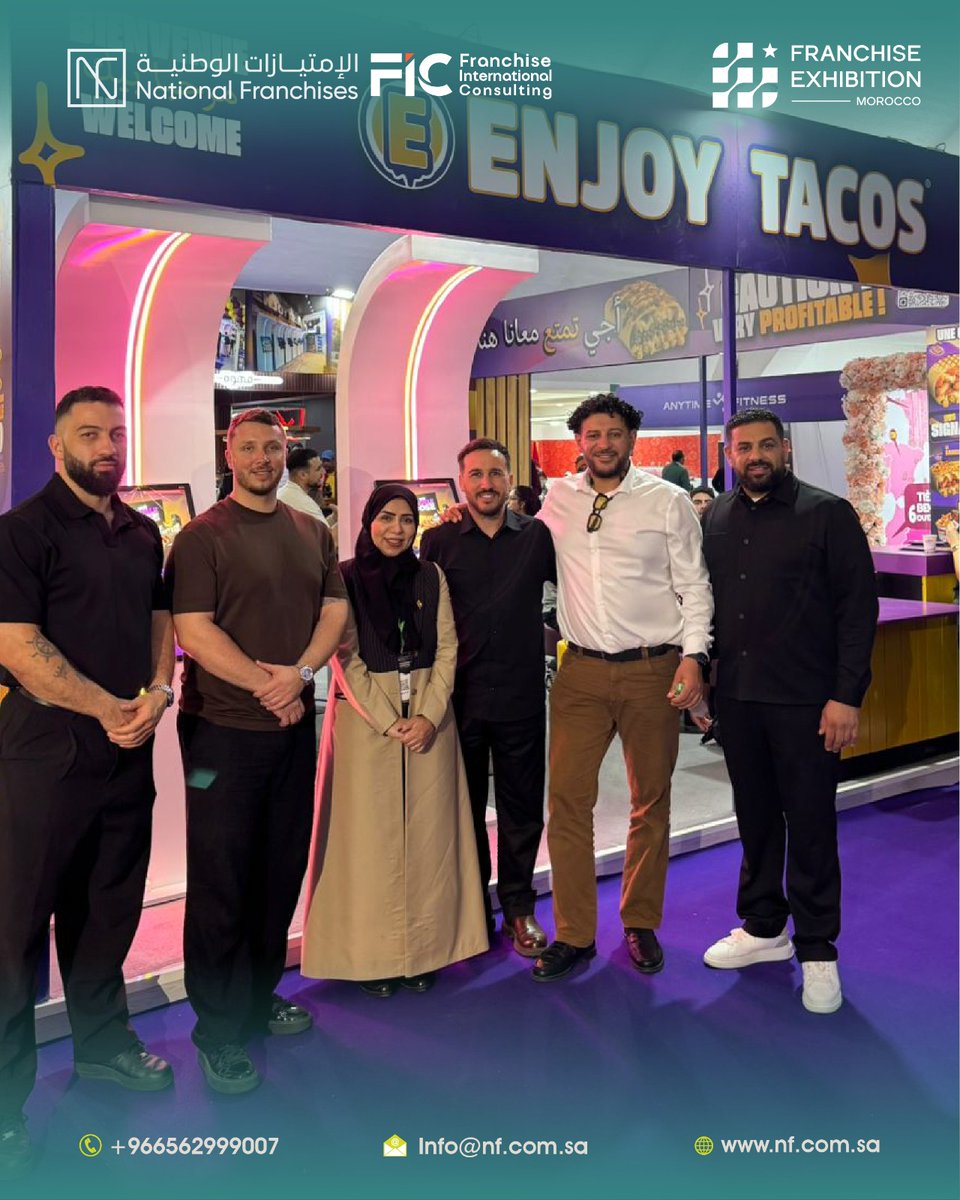 fic_egypt's tweet image. Inspiring connections at the Morocco International Franchise Exhibition 🇲🇦✨
Meeting investors &amp;amp; brands + sharing insights on “From Idea to Iconic Brand.”
Expand smarter with Franchise International.
📱 +20 115 716 0001
#Franchise #BusinessGrowth #Opportunity
