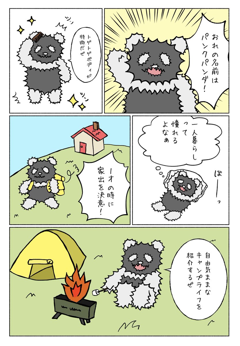 punkpanda_camp's tweet photo. おれの日常をみんなに紹介するぜ。
#パンクパンダ #PUNKPANDA #キャンプ https://t.co/MpwzxebfZF