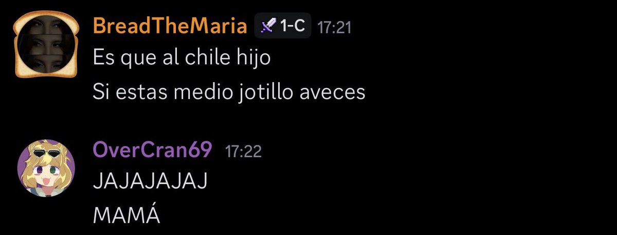 OverOc69's tweet photo. Que mi propia madre (@BreadTheMaria) me lo mencione tan en la cara, será por algo no? https://t.co/NYLshKNXAc