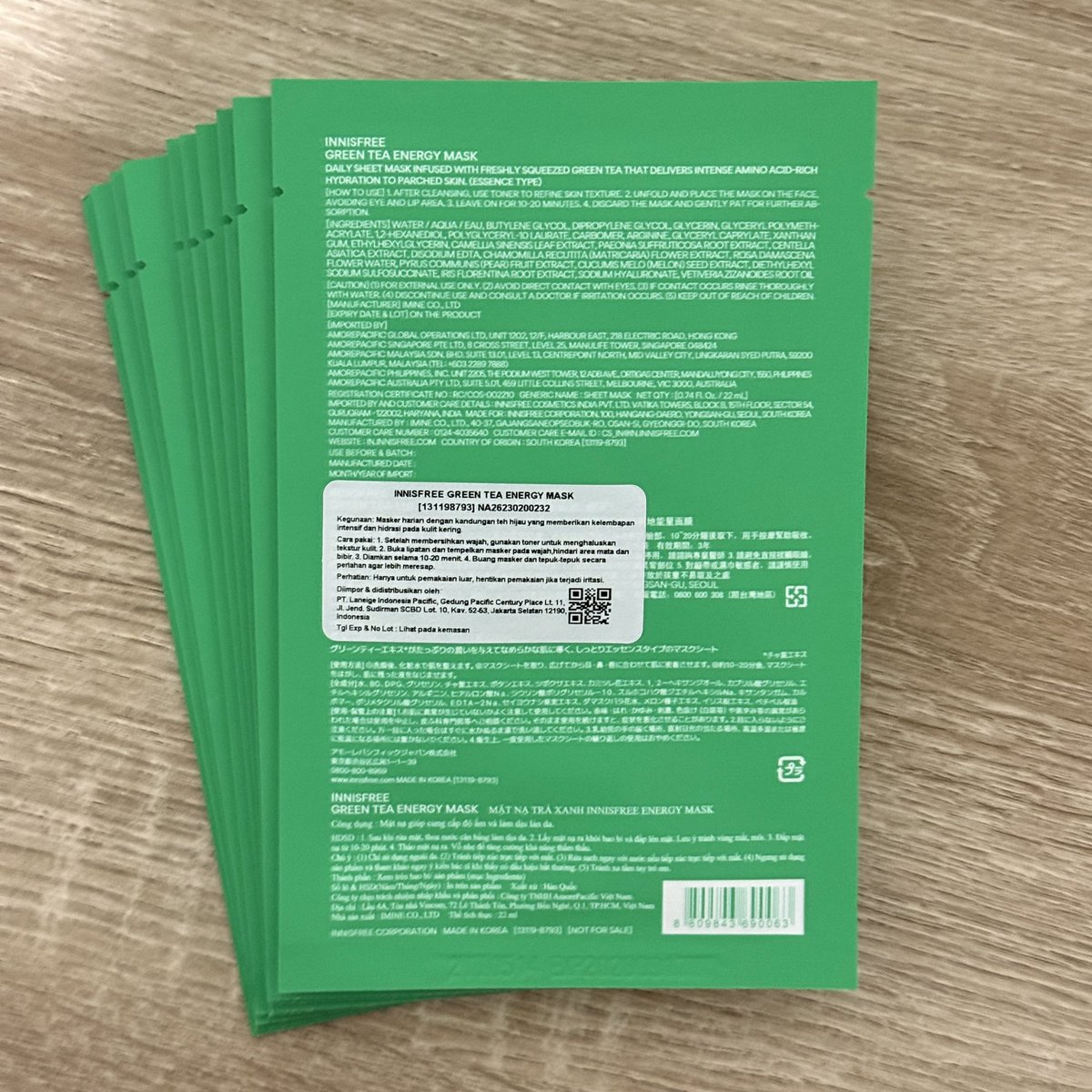 cigarettelyn's tweet photo. WTS Innisfree Greentea Energy Sheet Mask 10pcs

link 🍊 https://t.co/7oWzzzb3O4

Rp 80.000 (dapat 10)

dom bandung
exp 2028
original https://t.co/x7hrecXI9c