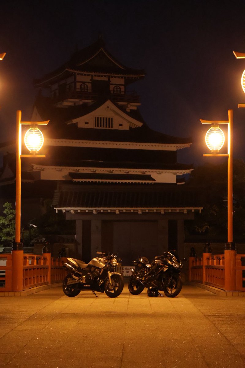 tento_m4's tweet image. 初ペア＆ナイトツーリング🏍
誰かと走るの楽しすぎます
 #zx25r  #Kawasaki