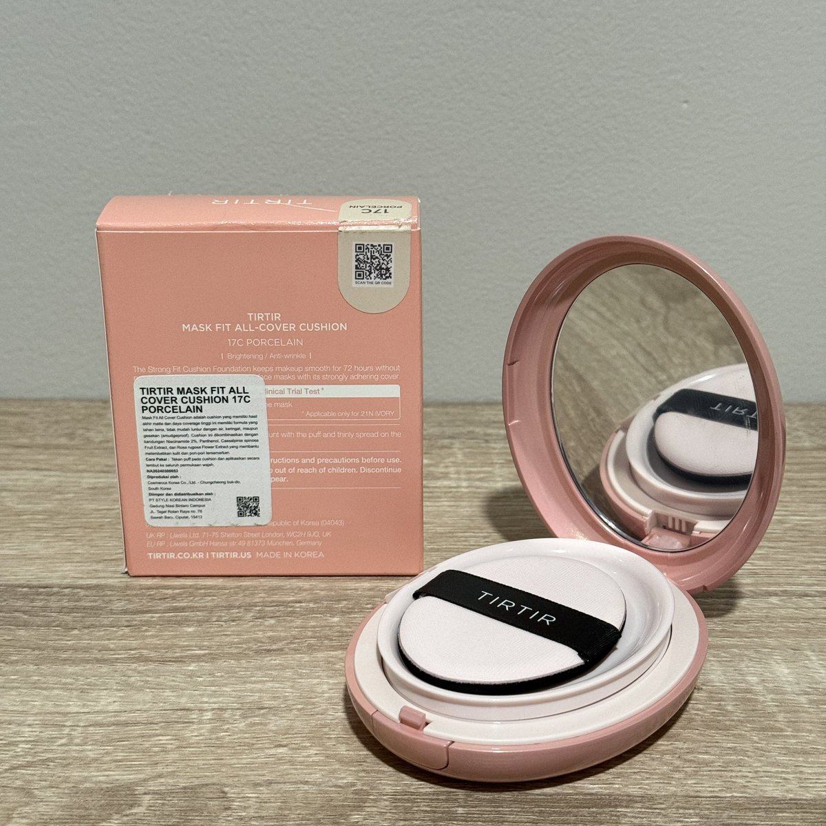cigarettelyn's tweet photo. WTS Preloved TIRTIR Mask Fit All Cover Cushion 18g Shade 17C Porcelain

link 🍊 https://t.co/ZJPuAo4n1o

Rp 210.000

dom bandung
segel cuma dibuka sedikit
hanya sekali swatch
lengkap box exp oktober 2027 https://t.co/hD6iGryluk