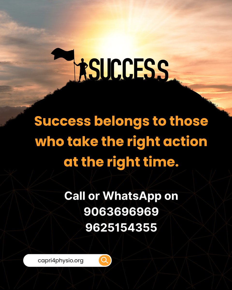 🔶 Physiotherapists of Madhya Pradesh &amp; Chhattisgarh — this one's for you. 🔶
The Certificate in Orthopedic Manual Therapy (COMT) is coming to Indore — and seats are alreadChhattisgardhPhysio #BhopalPhysio #RaipurPhysio #OrthopedicManualTherapy #PhysioWorkshop #CapriInstitute