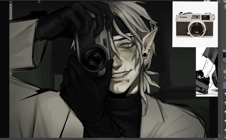 I overworked his face and ignored the rest now I wanna redo the whole thing…