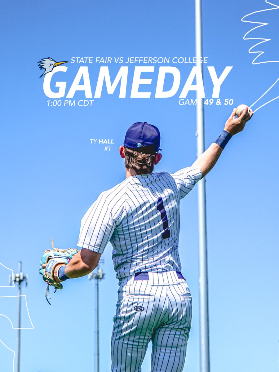 StateFairBSBL's tweet photo. 2️⃣ on the road 🚌
-
-
🆚 Jefferson College
📍Hillsboro, MO
⏰ 1:00 &amp; 4:00 PM
-
-
#onemarathon #roadrunnerbuilt #runnermentality #runnerstogether https://t.co/7UeAiQCj2y