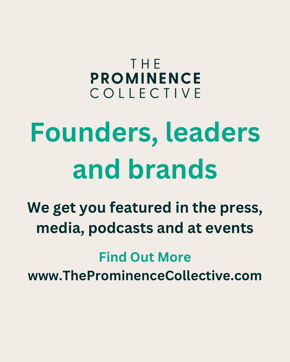 ThePromColHQ's tweet image. Publicity, media and profile building are key to help leaders, founders and brands create credibility, trust and stronger commercial opportunity 📣

#PR #BrandGrowth #ThoughtLeadership