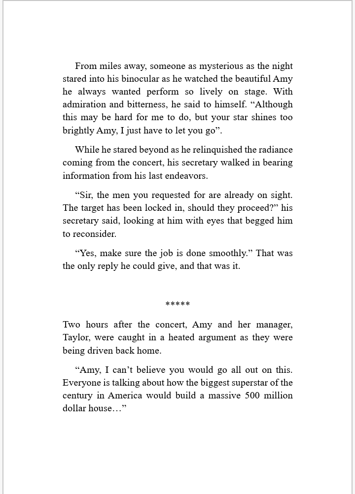 worillessg's tweet image. Done with the draft of Chapter 1, and I have a total word count of 1,760. How is it? The first 4 pages. Like I said, it's just a draft, like the first write-ups. I haven't proofread or edited it yet. Call them rough pages of the book. 😪
#gloriatohabru #iAmHer #Fiction