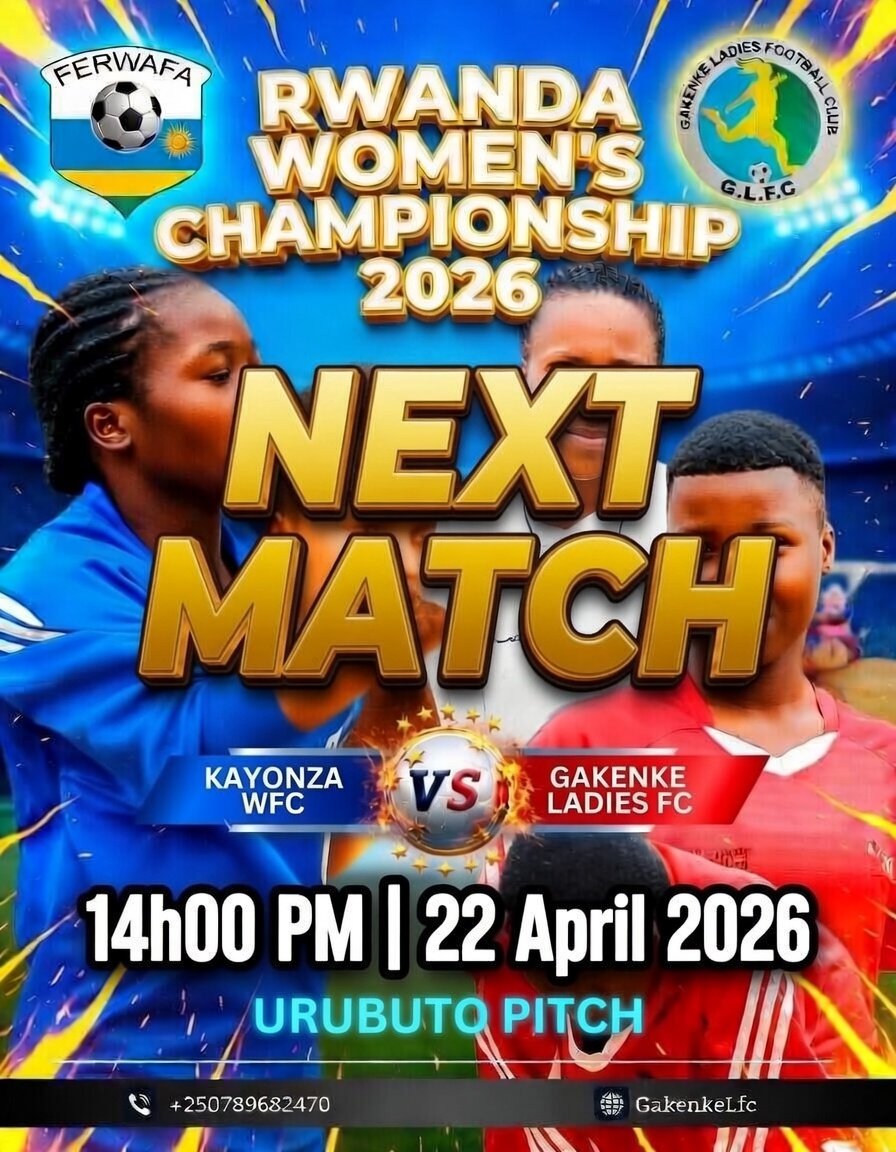 GakenkeLfc's tweet photo. Imikino ya Champion y'icyiciro cya kabiri irakomeje,aho kuri uyu wa gatatu tuzakina na Kayonza WFC. @FERWAFA @muka_vestine  @gahundemaurice @ENERGY888FM @GakenkeDistrict @Rwanda_Sports @Breakingnews104 @RwandaNorth @rbarwanda https://t.co/nbrHTH963l