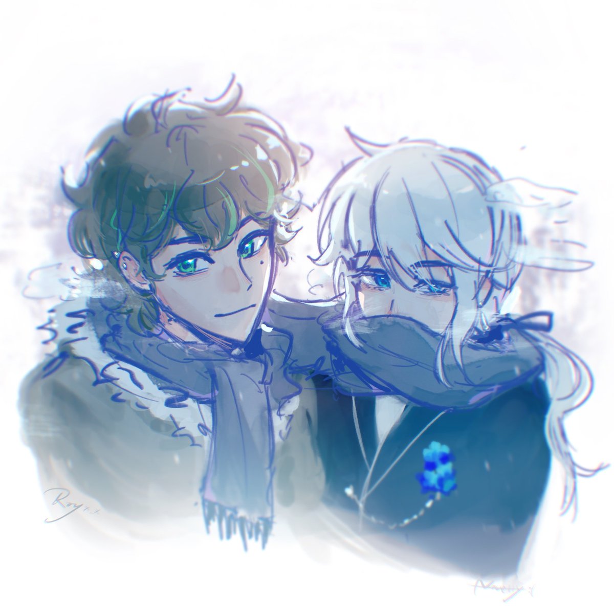 Yuan_Jiu07's tweet image. 冬日
#oc_art #doodle #oc