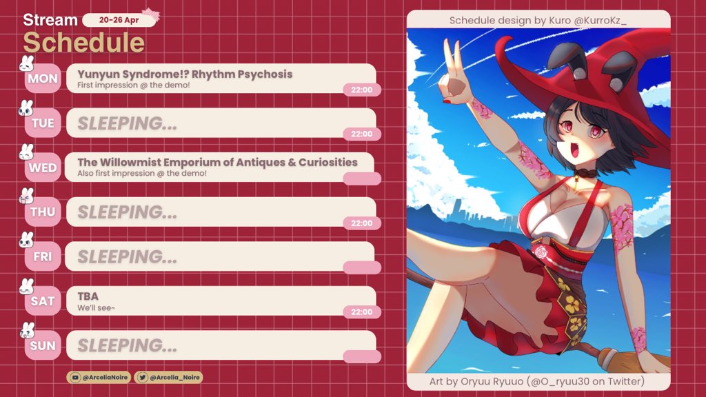 Arcelia Noire 🐰🌸 EN/ID VTuber tweet media