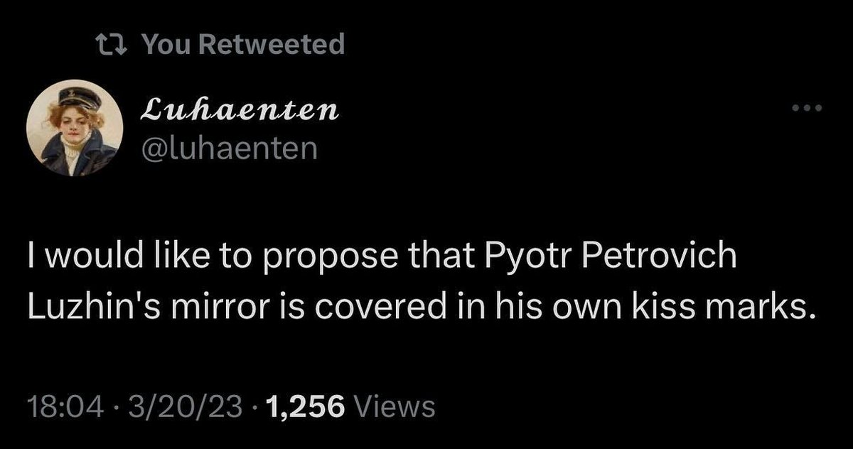 Fyodor Dostoevsky Collection 🪓 tweet media