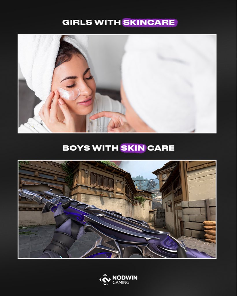 NodwinGaming's tweet image. No offence to the girls who play Valorant😆😎🙈

#gaming #esports #valorant #memes